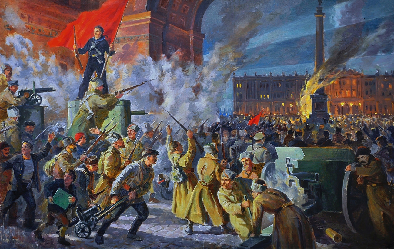 7 ноября - Памятная дата - День Октябрьской революции 1917 года.